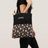 Kinder Halloween Spooky Ghosts & Jack Lantern Name Tote Bag (Dichtbij)