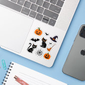 Kinder Halloween Sticker Set (Laptop met iPhone)