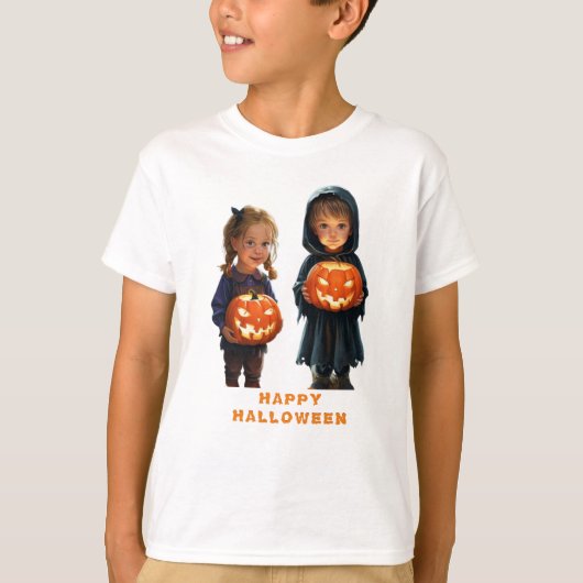 Kinder Halloween T-Shirt – Leuke Halloween T-shirt (Voorkant)