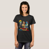 Kinder Halloween Thanksgiving Christmas Happy Hall T-shirt (Voorkant volledig)