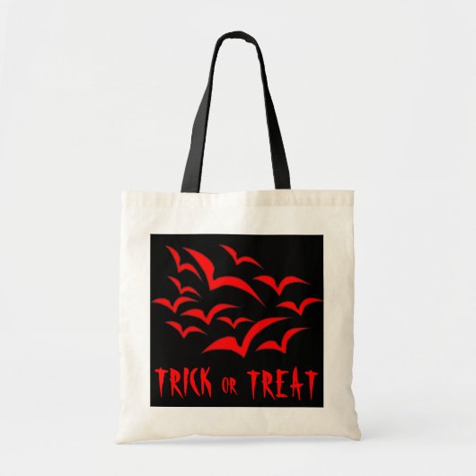 Kinder Halloween Trick or treat Canvas tas (Voorkant)