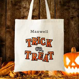Kinder Halloween Trick or treat Snoep Tote Bag