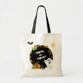 Kinder Halloween-Trick or treat Tote Bag (Voorkant)