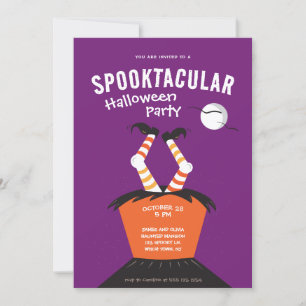 Kinder Halloween uitnodiging