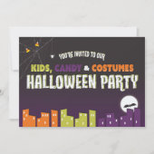 Kinder Halloween Uitnodiging (personaliseren) (Voorkant)
