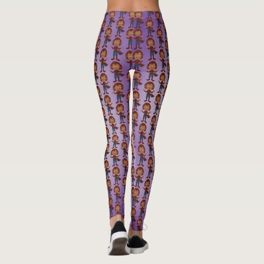 Kinder Halloween weerwolf kostuum Leggings (Achterkant)