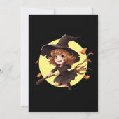 Kinder Halloween Wicked Verjaardagsfeestuitnodigin Kaart (Achterkant)