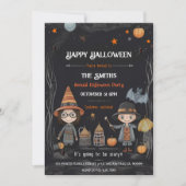 Kinder Halloweenfeest Uitnodigen Kaart (Voorkant)