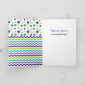 Kinder halve verjaardag 6 maanden dinosaurus dino- kaart (Binnen)