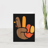 Kinder-hand-Thanksgiving-dag-poolsymbool Kaart (Voorkant)