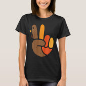 Kinder-hand-Thanksgiving-dag-poolsymbool T-shirt (Voorkant)