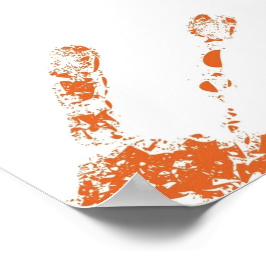 Kinder handafdrukken poster (Hoek)