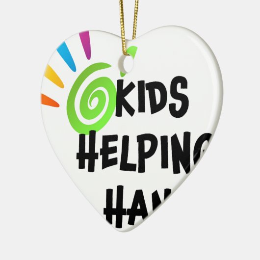 Kinder handitems keramisch ornament (Links)