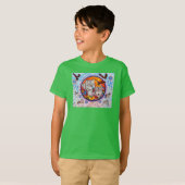 Kinder Hanes ComfortBlend® sweater T-shirt (Voorkant volledig)
