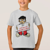 Kinder Hanes TAGLESS® T-shirt (Voorkant)