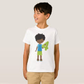Kinder Hanes TAGLESS® T-shirt (Voorkant volledig)