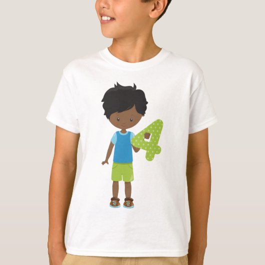 Kinder Hanes TAGLESS® T-shirt (Voorkant)
