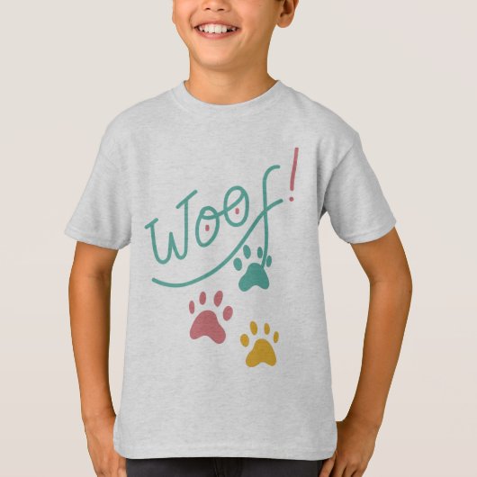 Kinder Hanes TAGLESS® T-shirt (Voorkant)