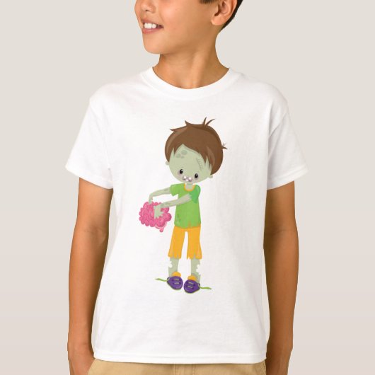 Kinder Hanes TAGLESS® T-shirt (Voorkant)