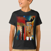 Kinder Hanes TAGLESS® T-shirt (Voorkant)