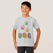 Kinder Hanes TAGLESS® T-shirt (Voorkant volledig)