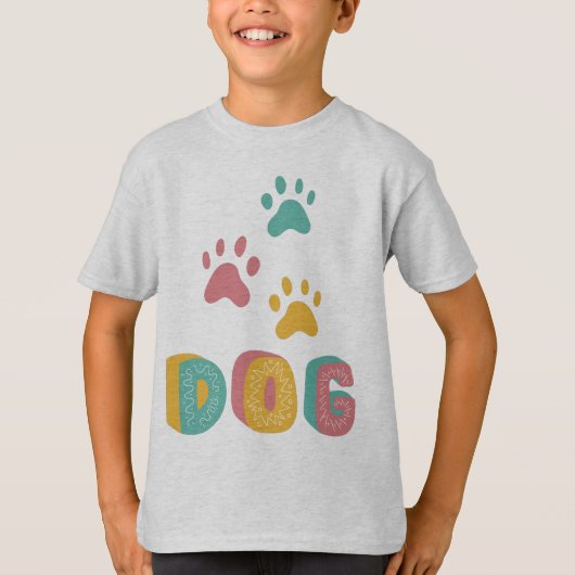 Kinder Hanes TAGLESS® T-shirt (Voorkant)