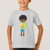 Kinder Hanes TAGLESS® T-shirt (Voorkant)