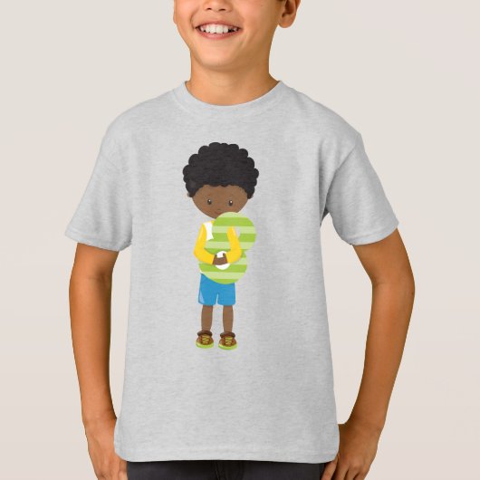 Kinder Hanes TAGLESS® T-shirt (Voorkant)
