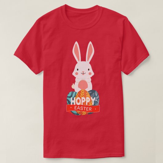Kinder haoppy paaskonijn t-shirt (Design voorkant)