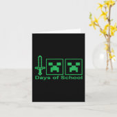 Kinder Happy 100 Dagen van School T-shirt voor Kin Kaart (Gele Bloem)