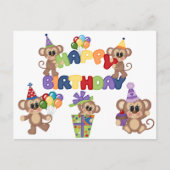 Kinder Happy Birthday Briefkaart (Voorkant)