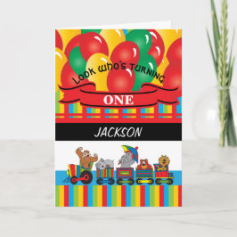 Kinder Happy Birthday | Circus Fun Kaart