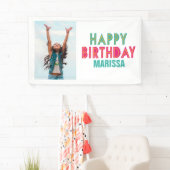 Kinder Happy Birthday-foto Spandoek (Insitu)