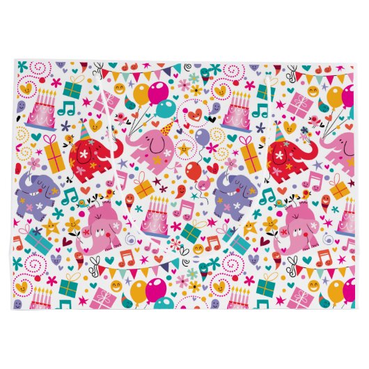 Kinder Happy Birthday Groot Cadeauzakje (Achterkant)