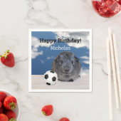 Kinder Happy Birthday Guinee Pig Voetbal Servet (Insitu)