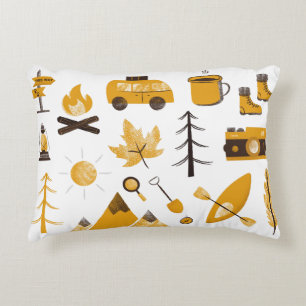 Kinder Happy Camper Accent Pillow Kussen