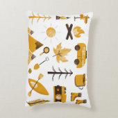 Kinder Happy Camper Accent Pillow Kussen (Achterkant (Verticaal))