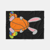 Kinder Happy Easter Bysketbyll Bunny Ears Fun Egg  Fleece Deken (Voorkant (Horizontaal))