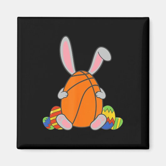 Kinder Happy Easter Bysketbyll Bunny Ears Fun Egg Magneet (Voorkant)