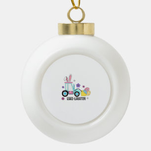 Kinder Happy Easter Day Schattigee Eggs Cavator Bu Keramische Bal Ornament