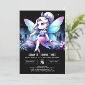 Kinder Happy Fairy Birthday Kaart (Staand voorkant)