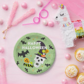 Kinder Happy Halloween Skull Party Borden Papieren Bordje (Feest)
