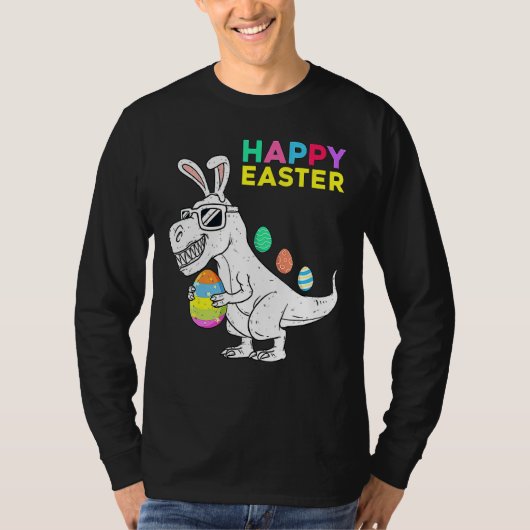 Kinder Happy Pax Dino met Bunny Ears Eg B T-shirt (Voorkant)