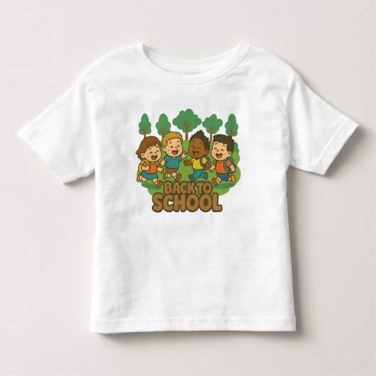 Kinder Happy Running Kinder Shirts (Voorkant)