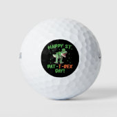 Kinder Happy St Pat Trex Day Dino St Patricks Day Golfballen (Voorkant)
