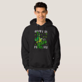 Kinder Happy St Pat Trex Day Dino St Patricks Day  Hoodie (Voorkant volledig)