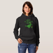 Kinder Happy St Pat Trex Day Dino St Patricks Day  Hoodie (Voorkant volledig)