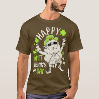 Kinder Happy St Patricks Day Leprechaun Shamrock B T-shirt