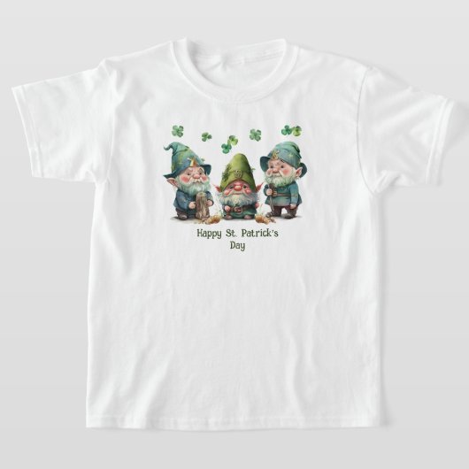 Kinder Happy St. Patrick's Day T-Shirt (Laagn)