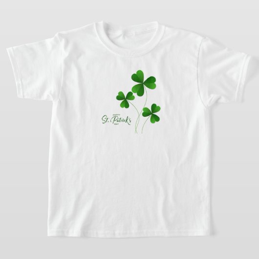Kinder Happy St. Patrick's Day T-Shirt (Laagn)